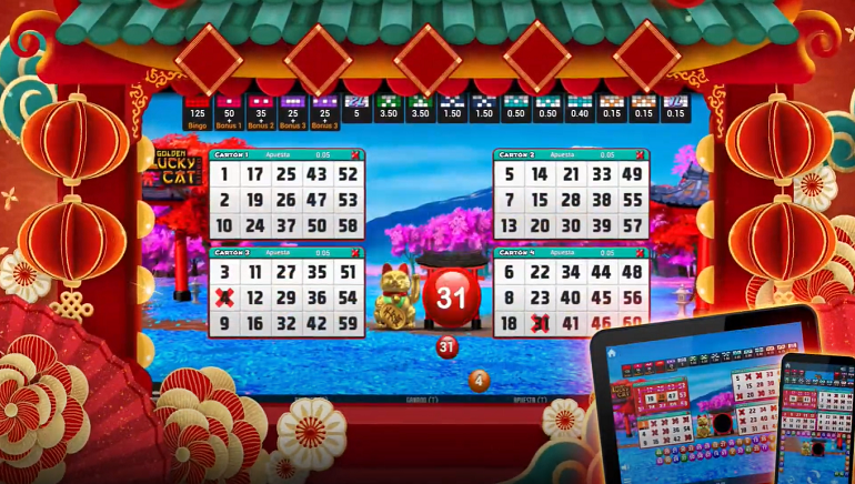 MGA Games推出视频宾果游戏Golden Lucky Cat